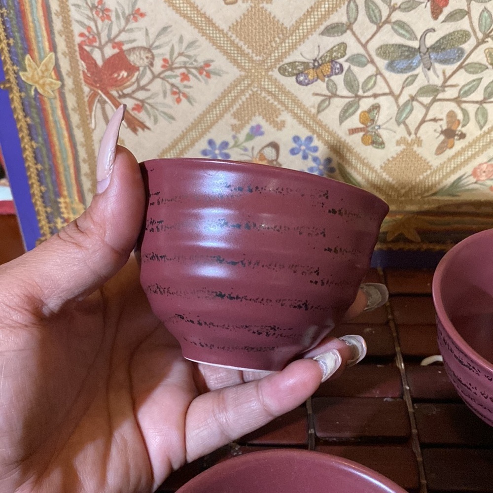 Bx47 Chinese serving or drinking cups set of 4 - Picture 2 of 4